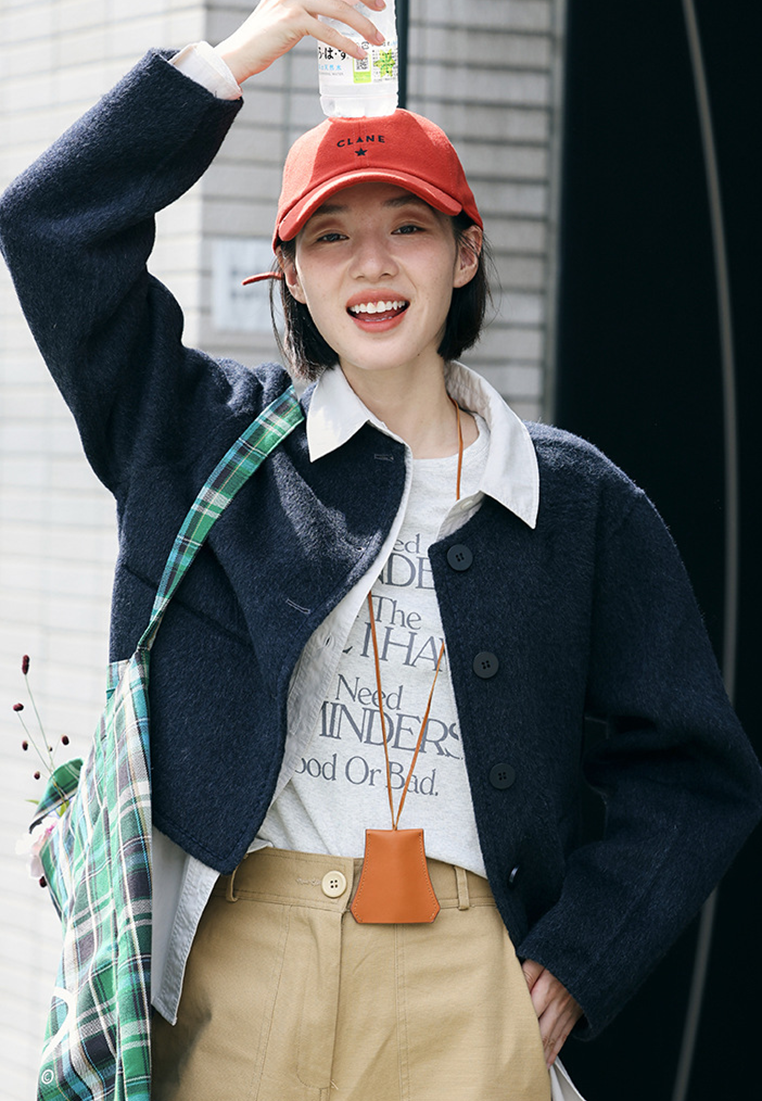 Early Autumn New Chanel-Style Loose-Fitting Crew Neck Wool Coat CA25102432YE