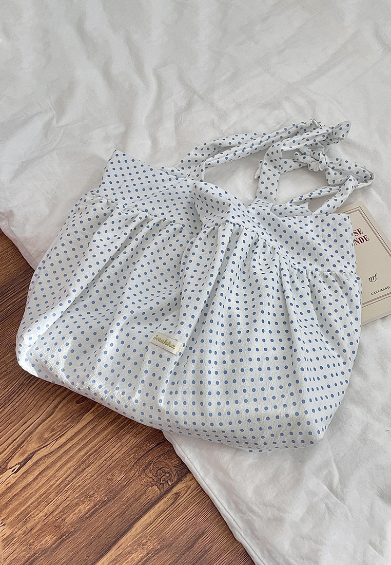 Korean style large capacity lace-up shoulder bag CA25061732W