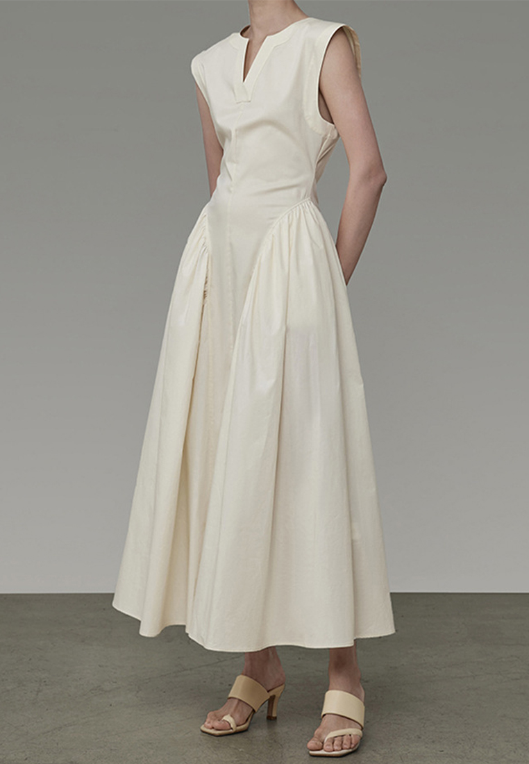 2024 Summer Sleeveless Waist Tight Long Dress Slim Fit CA4021932W