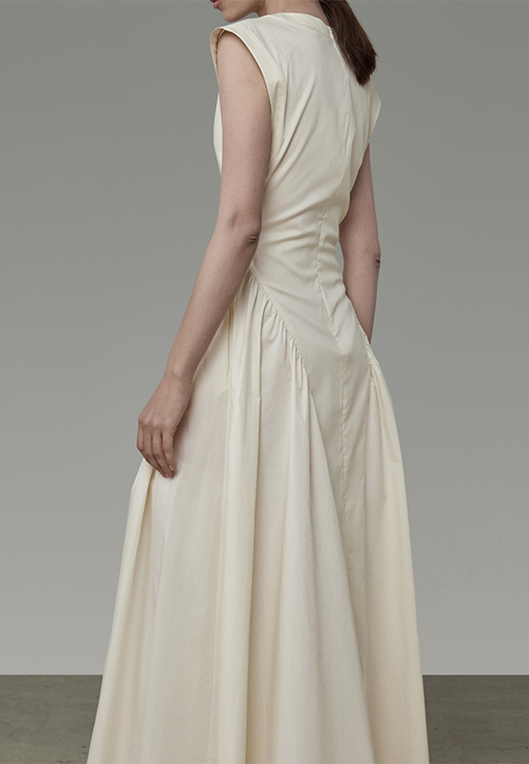 2024 Summer Sleeveless Waist Tight Long Dress Slim Fit CA4021932W