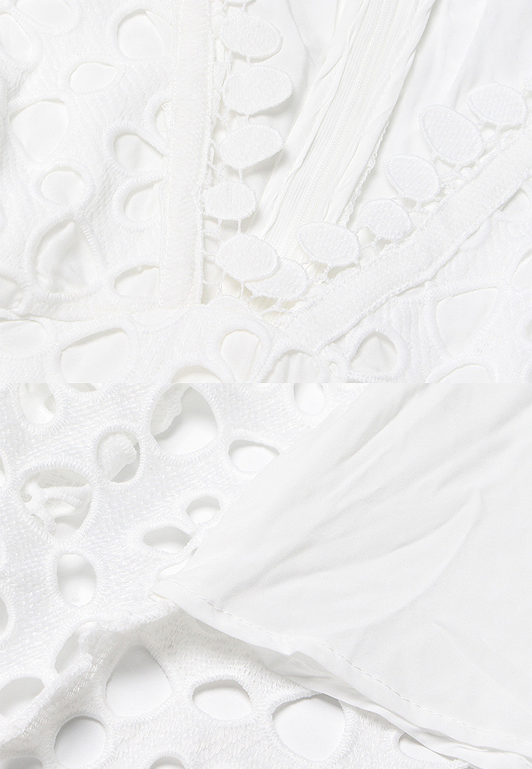 2024 New waist length women's solid color dress CA24032632W