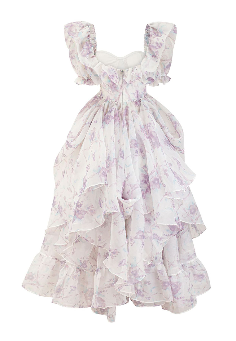 Long Bubble Sleeve Luxury Quality Princess Gown CA090832BU