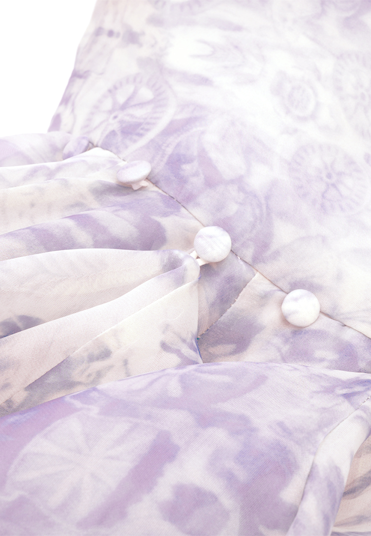 Long Bubble Sleeve Luxury Quality Princess Gown CA090832BU