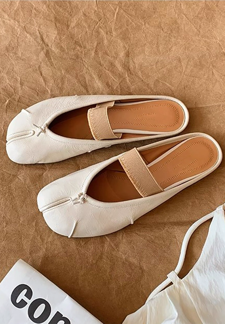 Tibi one-strap split-toe closed-toe slippers for outdoor wear CA25021329SL