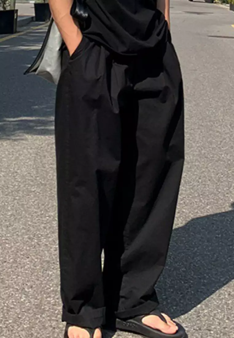 Casual Versatile Loose Wide Leg Long Pants A22050337
