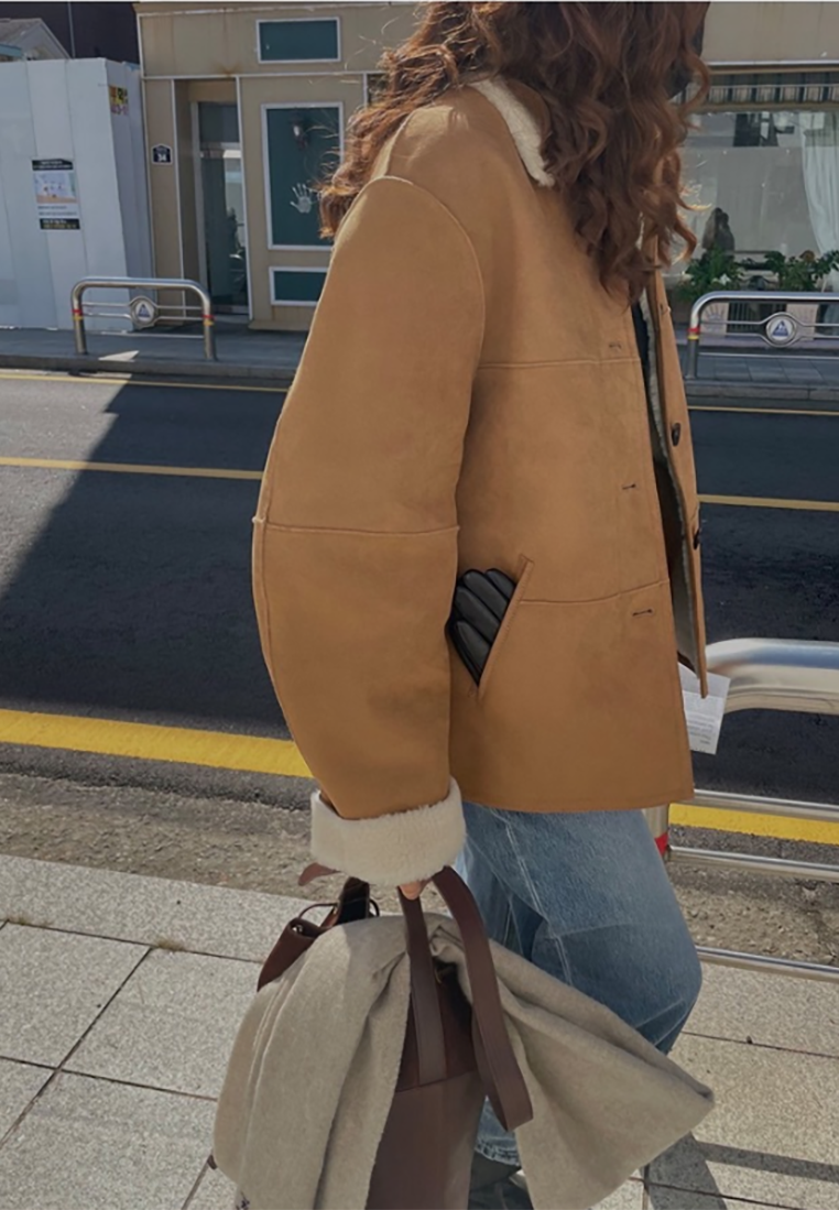 New Fall/Winter All-Match Deerskin Jacket CA25101633KI