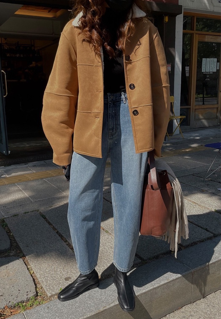 New Fall/Winter All-Match Deerskin Jacket CA25101633KI