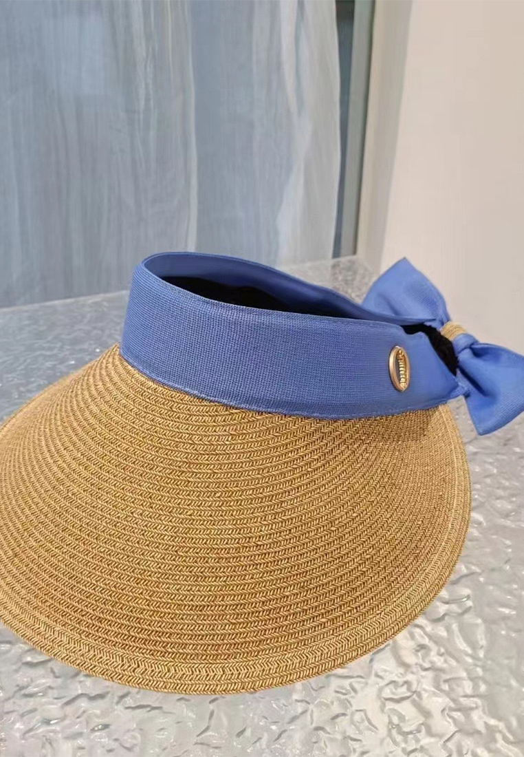 New summer straw sun-proof hollow top straw hat CA25042333BK