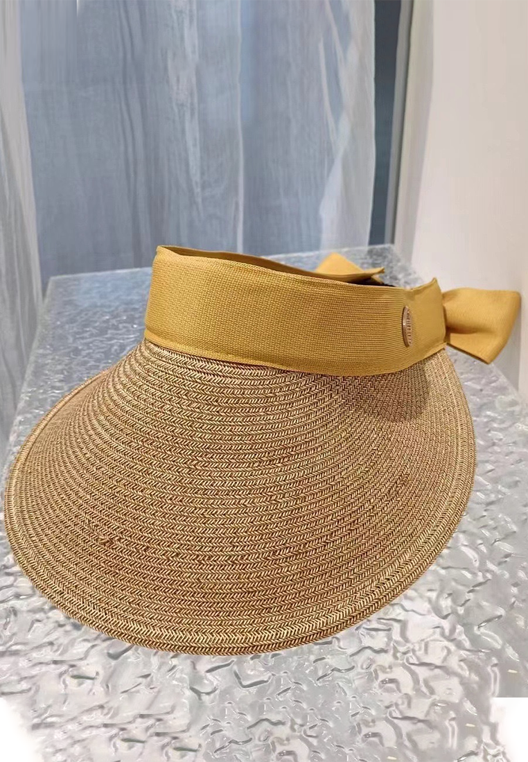 New summer straw sun-proof hollow top straw hat CA25042333BK