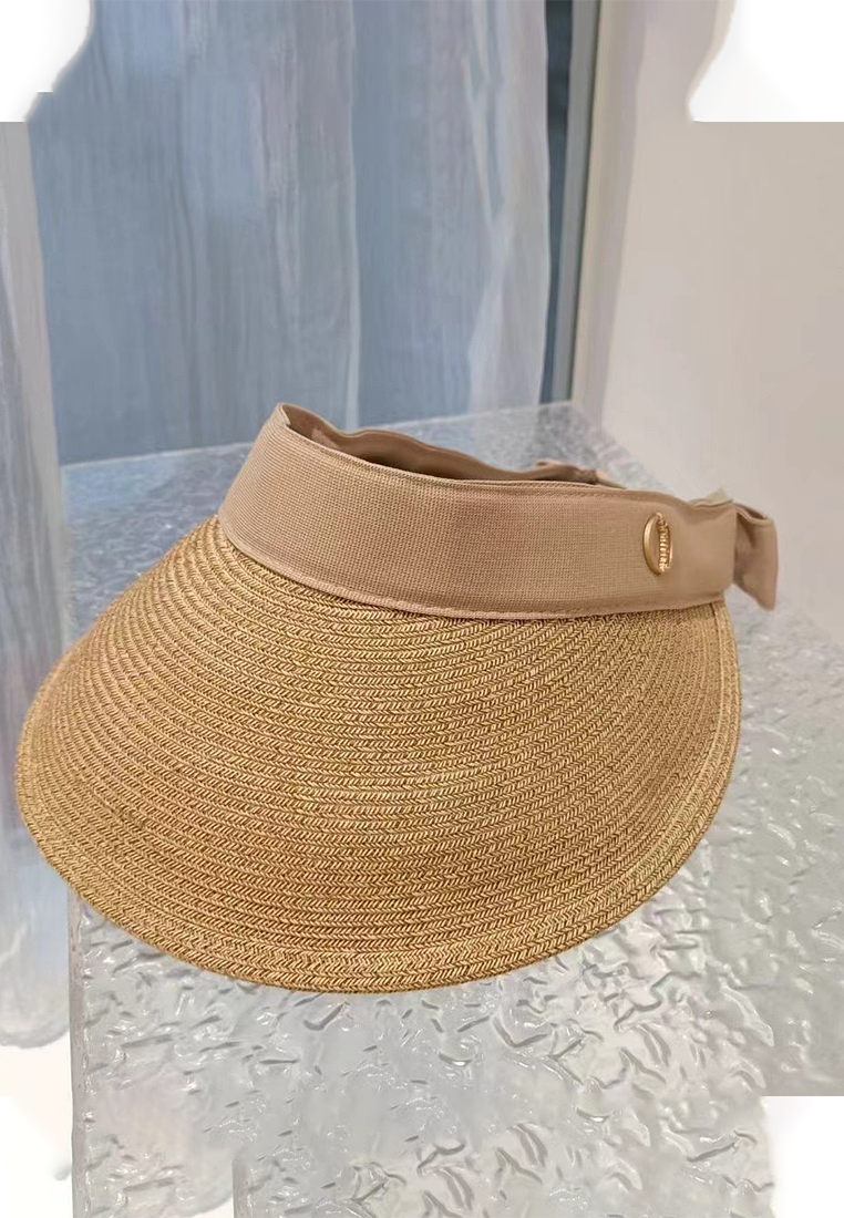 New summer straw sun-proof hollow top straw hat CA25042333BK