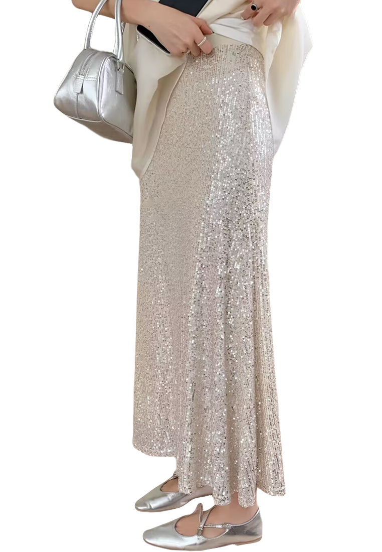 New women's Korean style high end sequined skirt CA120433BE