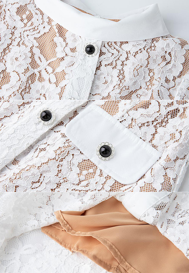 New French style elegant lace dress CA25070933W