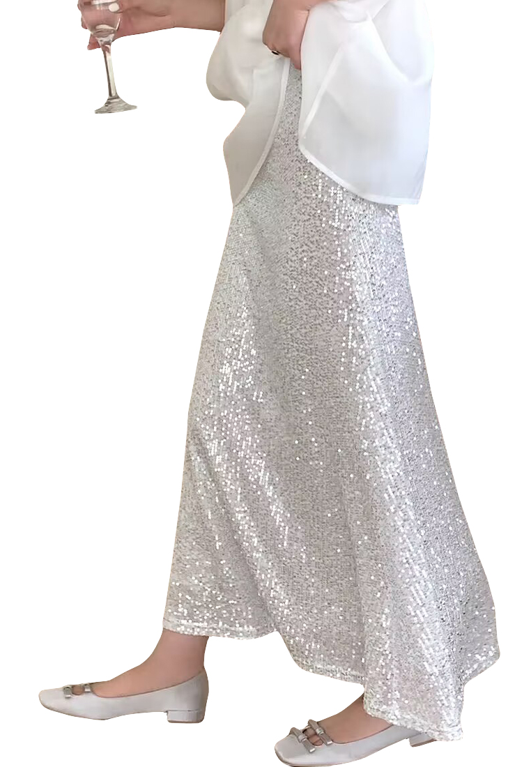 New women's Korean style high end sequined skirt CA120433BE