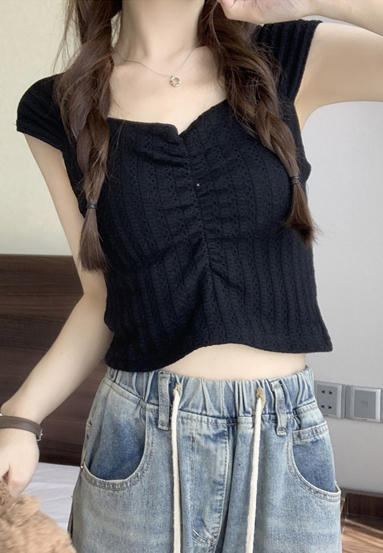 Summer new style French camisole sleeveless top CA24050634PI