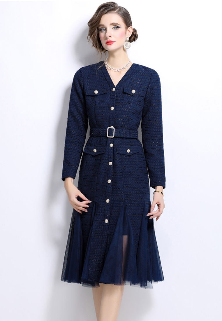2024 Winter New Long Sleeve Dress CA241128134BL
