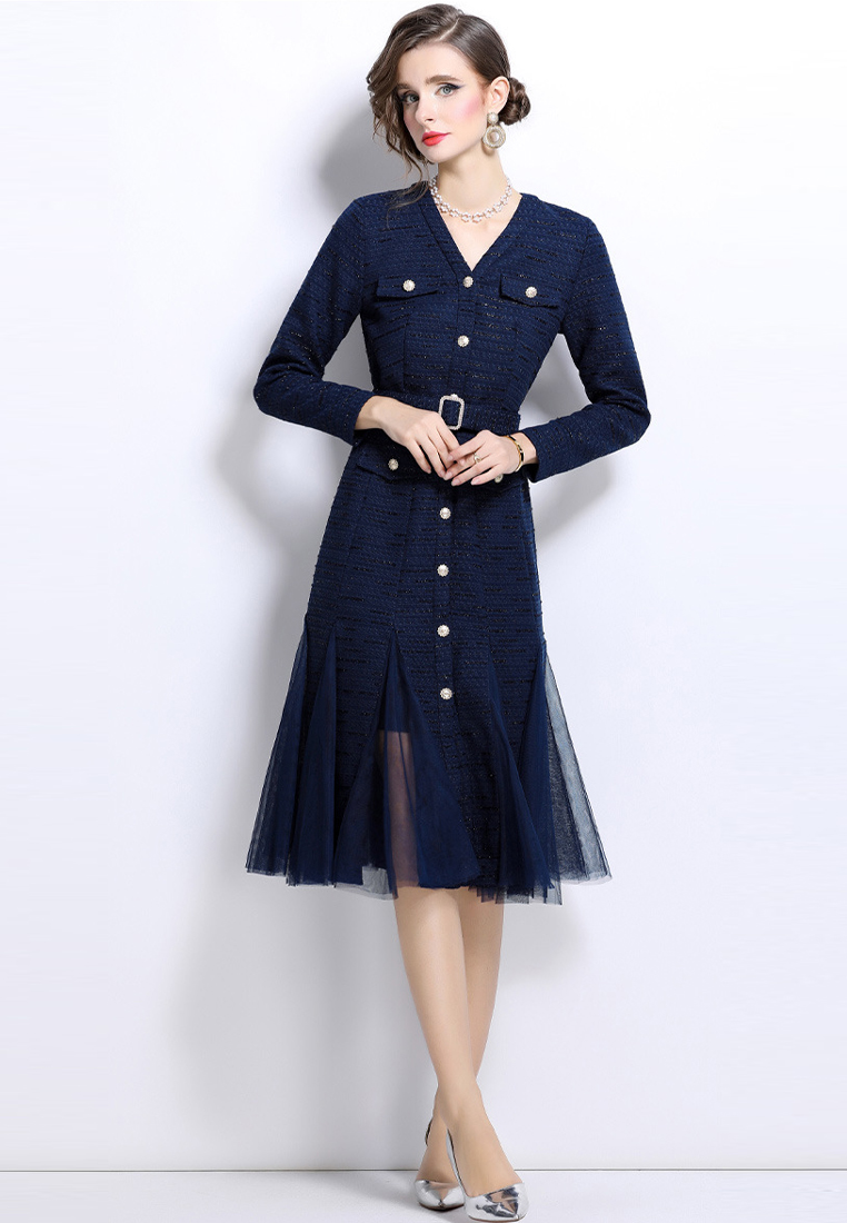 2024 Winter New Long Sleeve Dress CA241128134BL