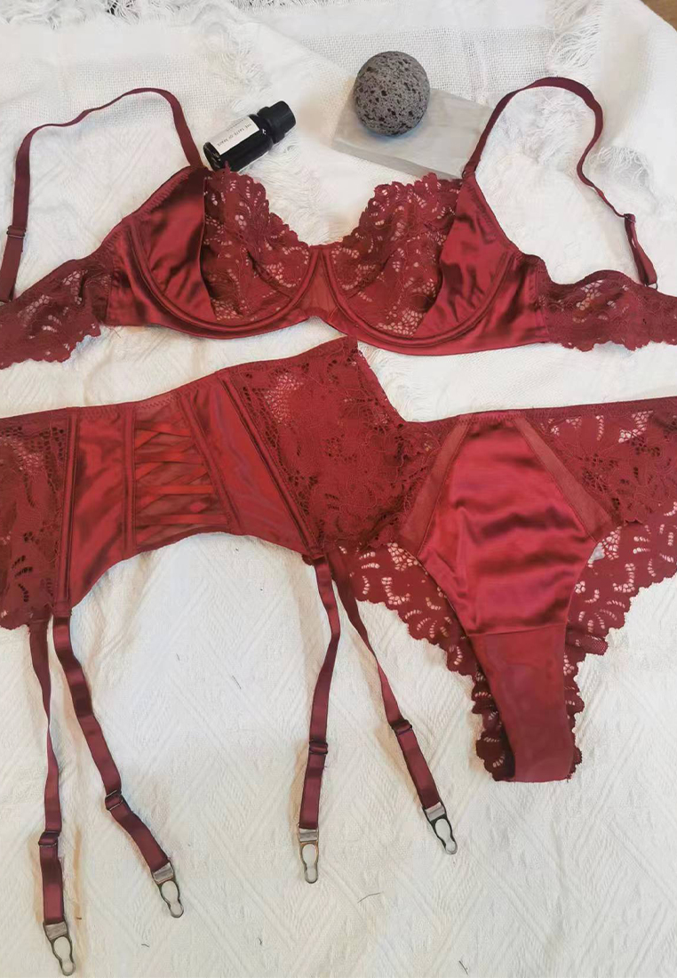 New Lace Lingerie Underwear Bra Set A010934RD