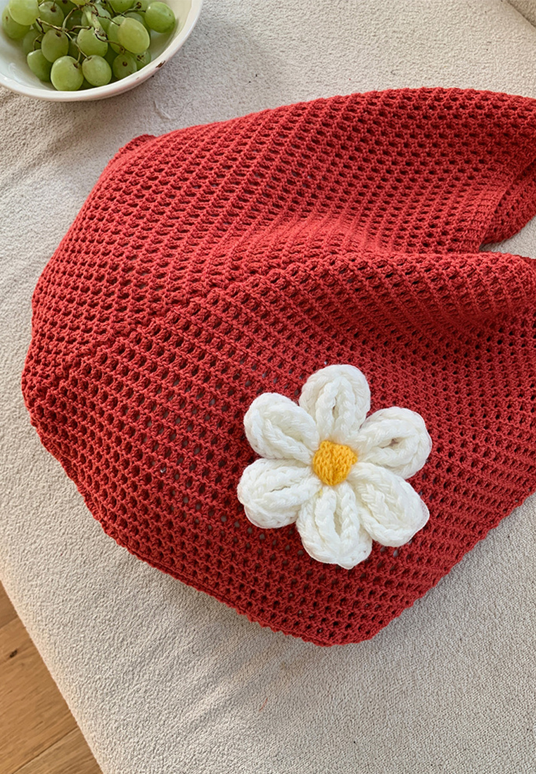 Summer casual knitted shoulder bag CA25061734RD