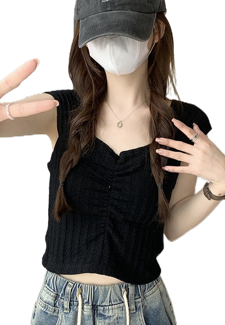 Summer new style French camisole sleeveless top CA24050634PI