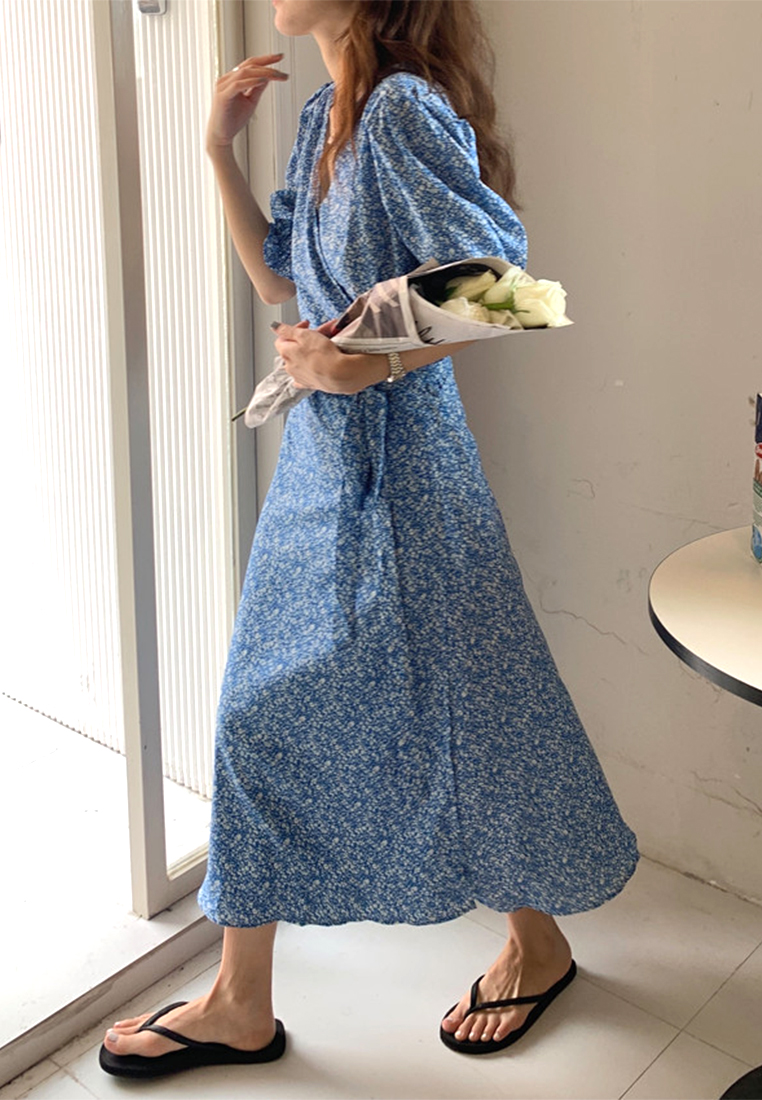 2024 French Style V-neck Dress CA24041035BL