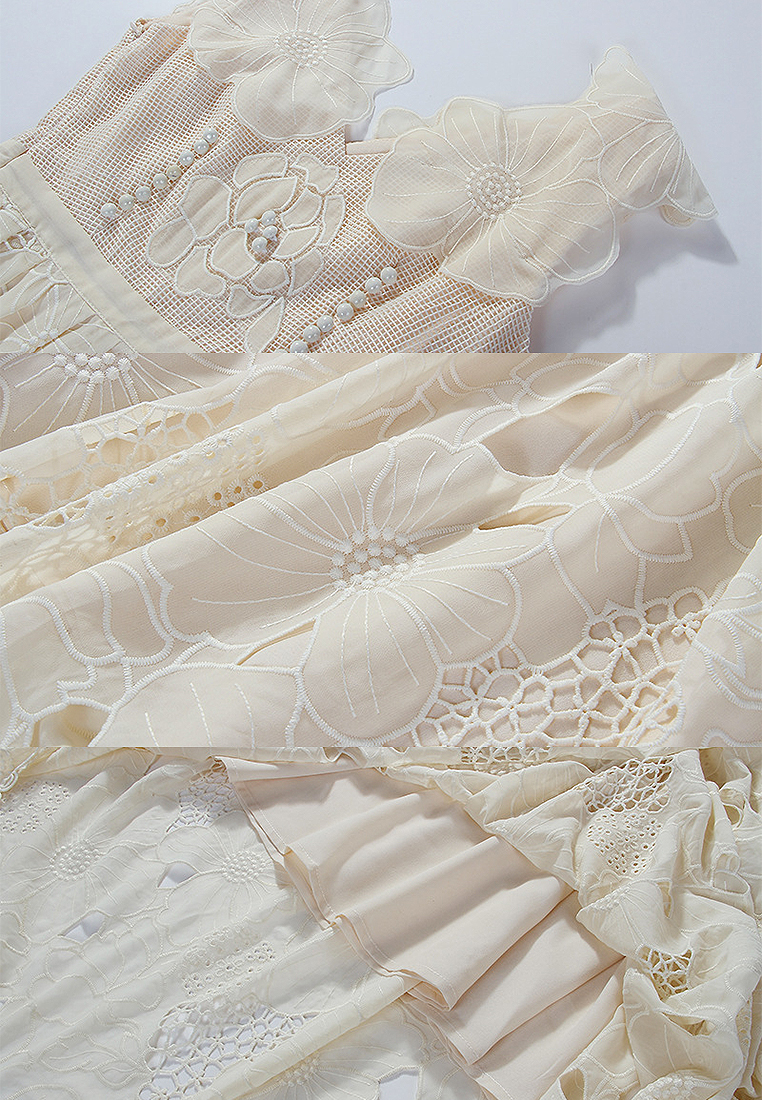 2024 Dress Small Dress Embroidered Waist Slim Fit CA4021935BE