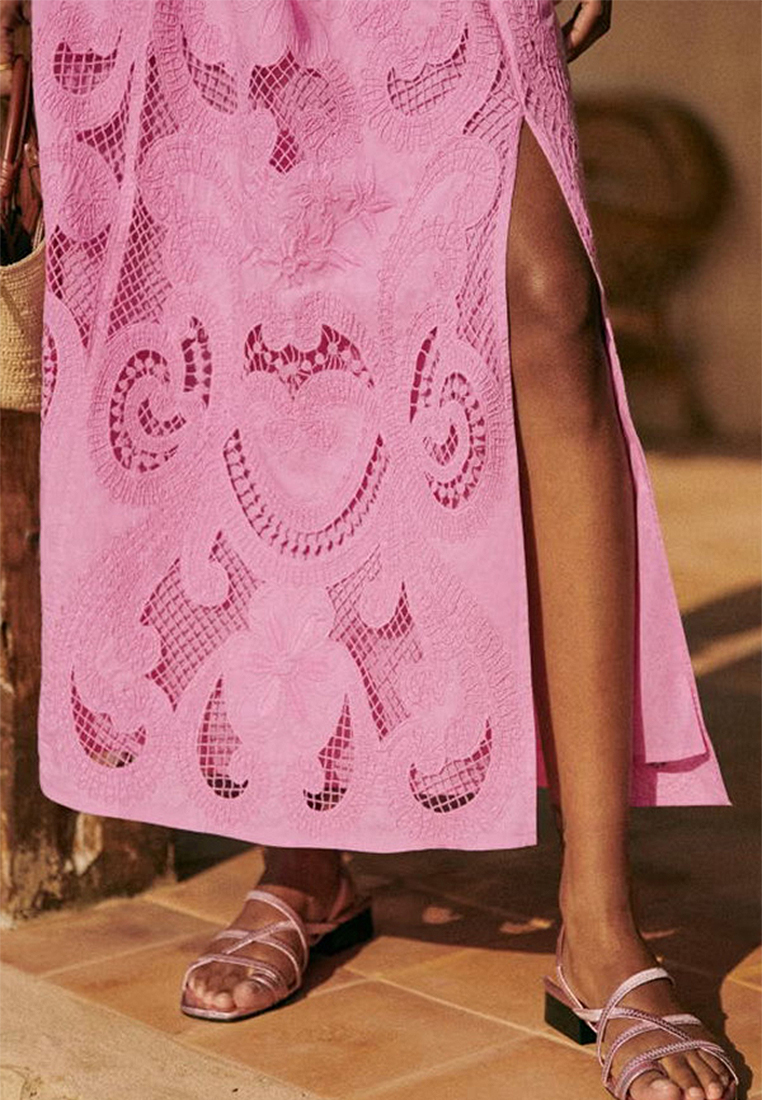 Casual loose sleeveless top and skirt set CA25042256PI