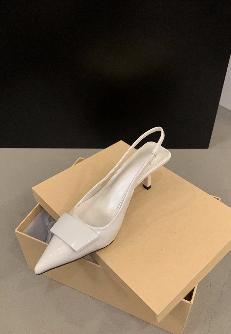 New French style capped toe high heels CA25021341BL