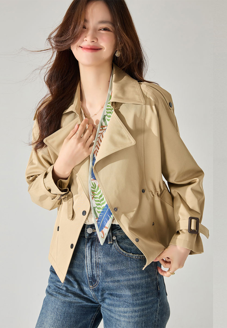 2024 Short slim button jacket CA24091136BL