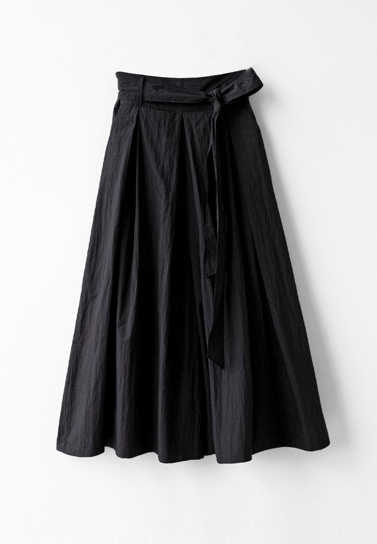 Loose plus size elasticated waist casual hakama CA24030736BW