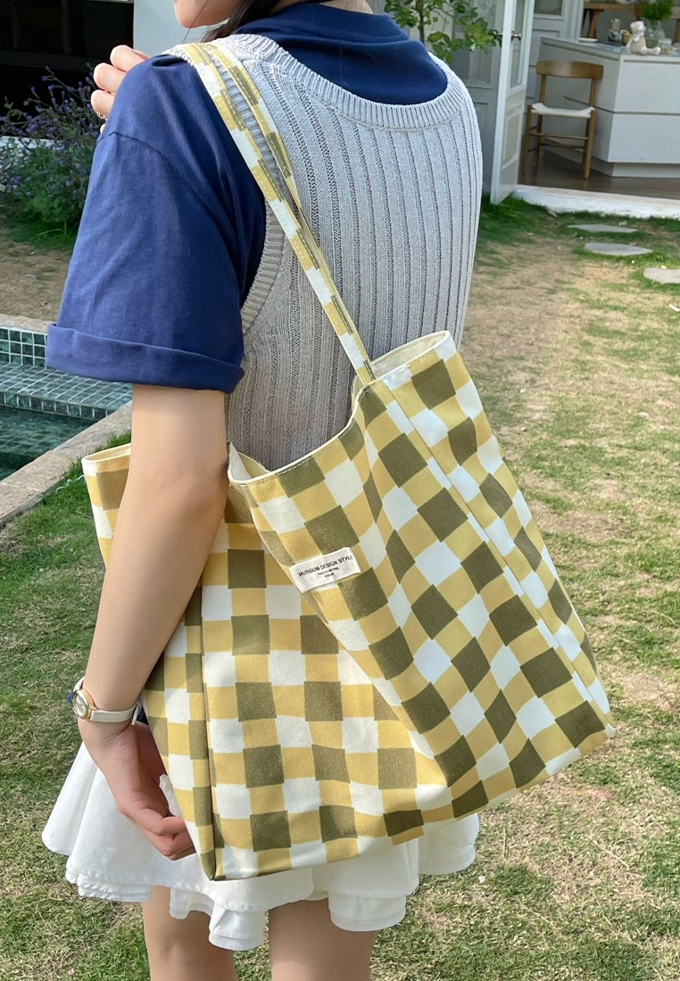 New Large Capacity Double-Sided Casual Style Shoulder Bag CA25061736BL