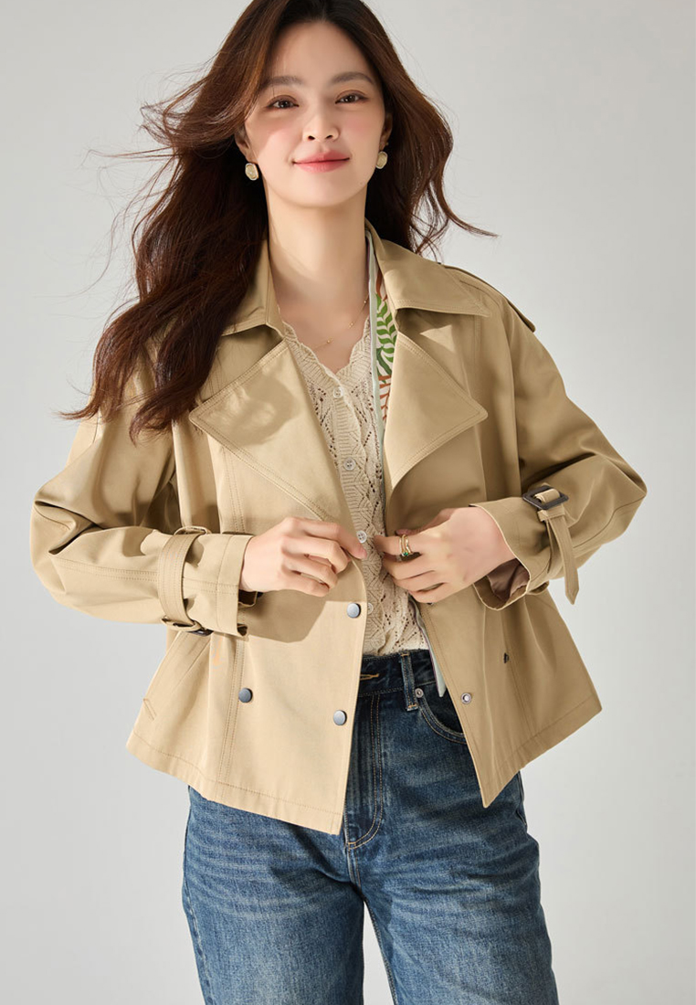 2024 Short slim button jacket CA24091136BL