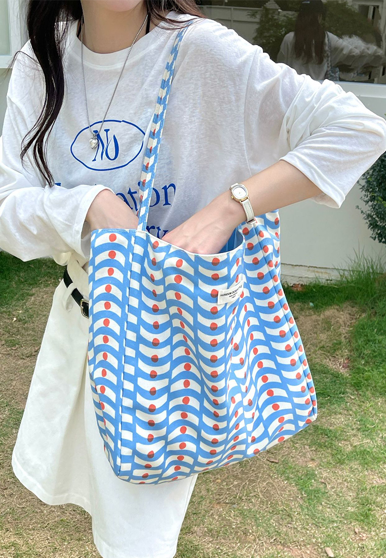 New Large Capacity Double-Sided Casual Style Shoulder Bag CA25061736BL