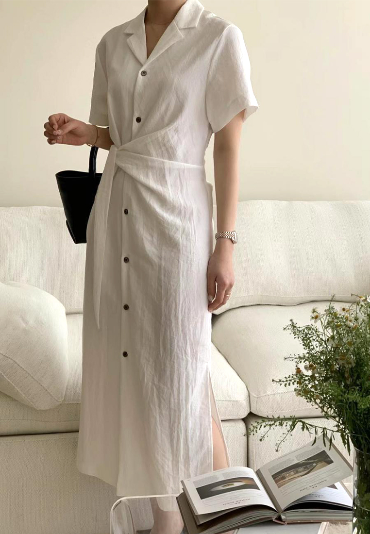 2024 Summer Retro Slim Fit Dress CA24041036W