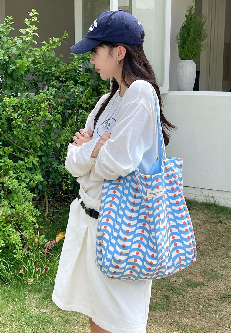 New Large Capacity Double-Sided Casual Style Shoulder Bag CA25061736BL