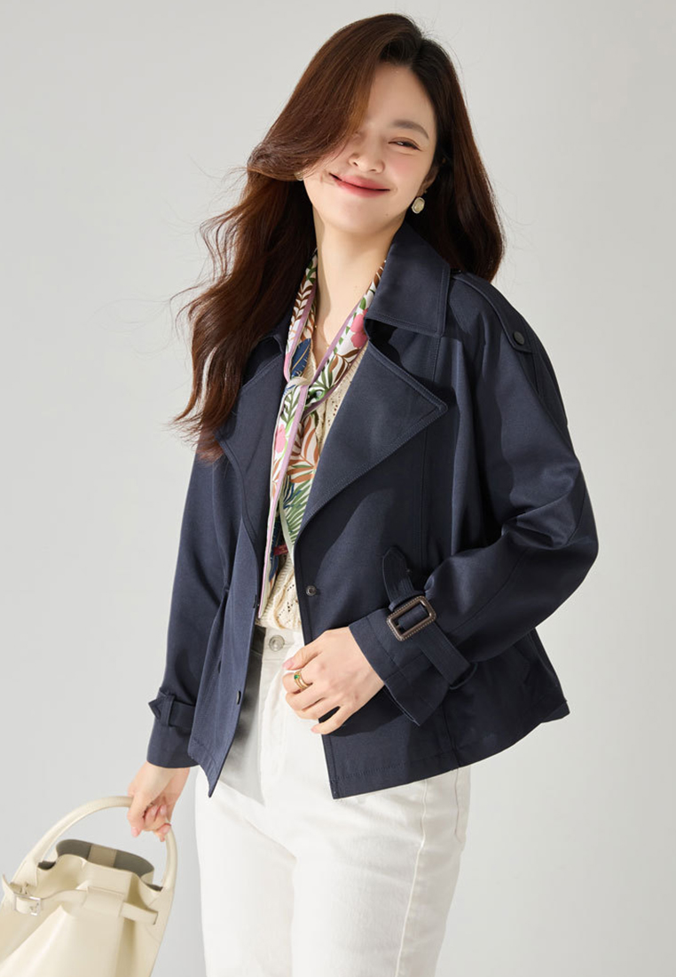 2024 Short slim button jacket CA24091136BL