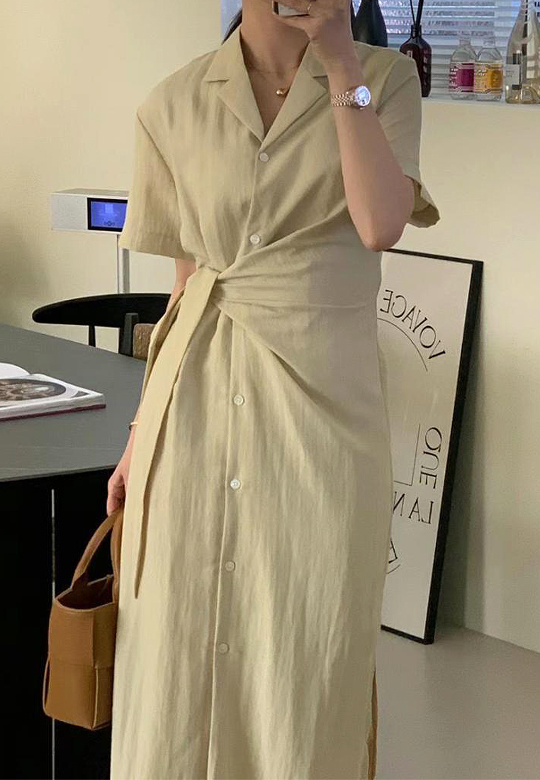 2024 Summer Retro Slim Fit Dress CA24041036W