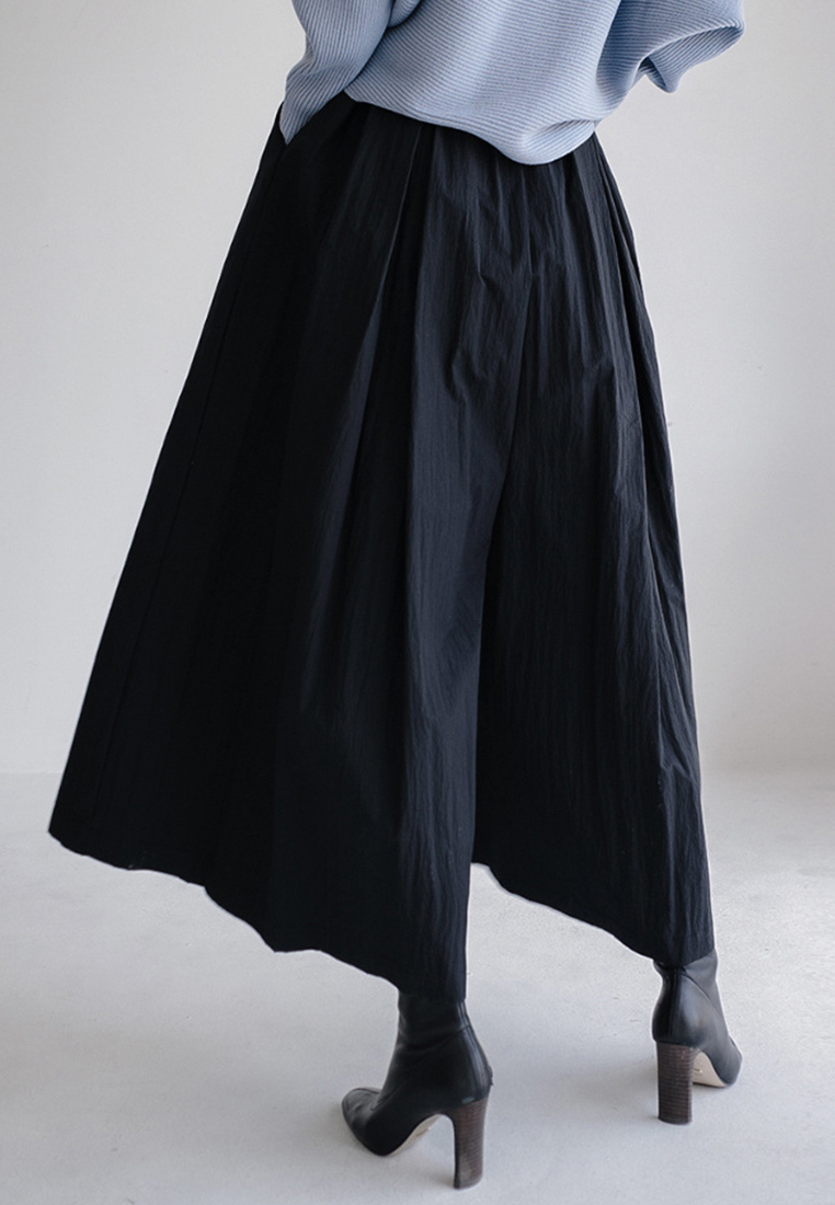 Loose plus size elasticated waist casual hakama CA24030736BW