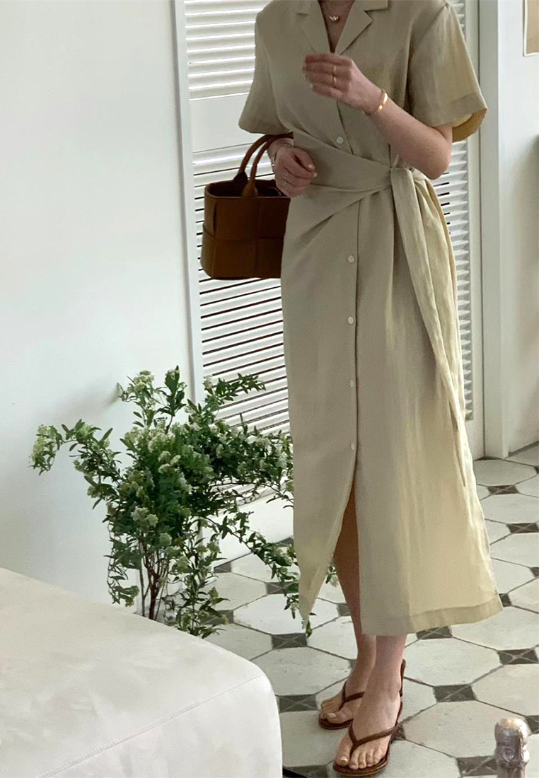 2024 Summer Retro Slim Fit Dress CA24041036W