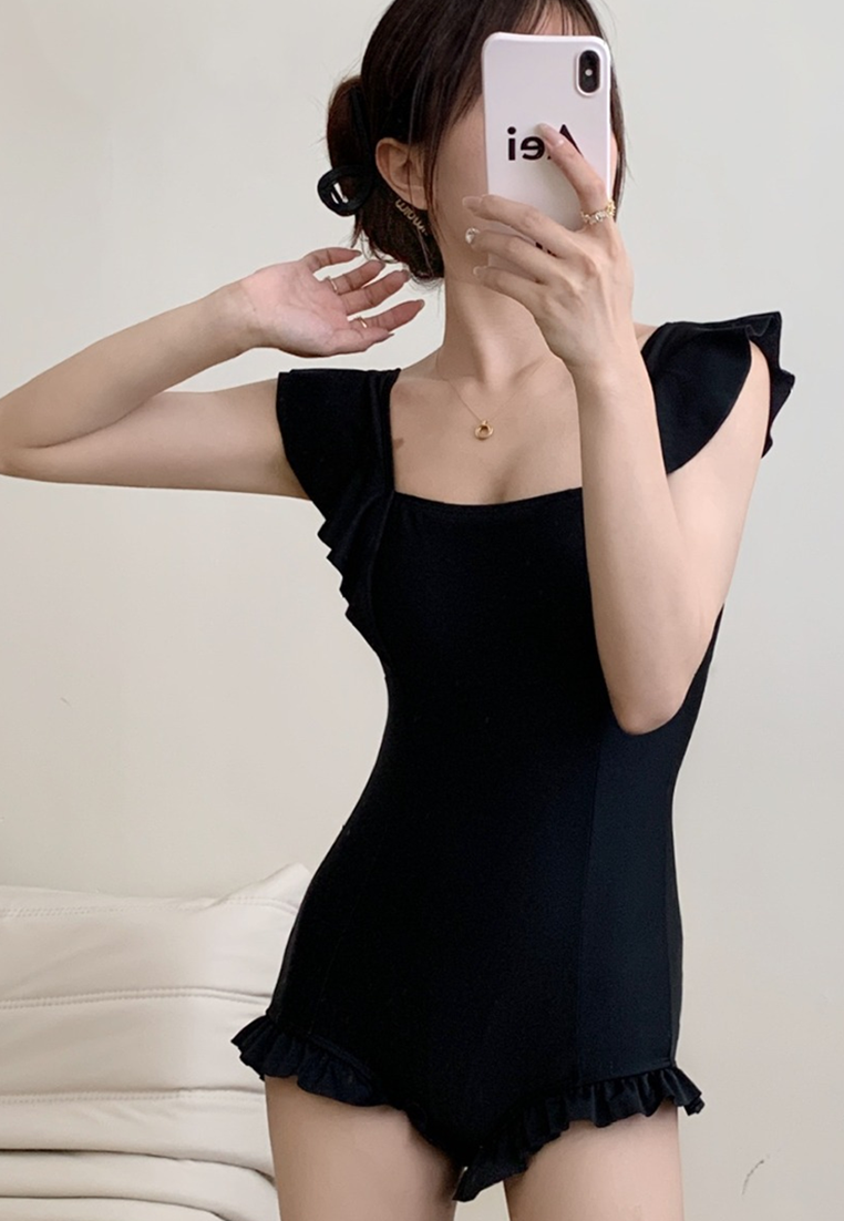 Korean new one-piece resort hot spring swimsuit CA25052337BK