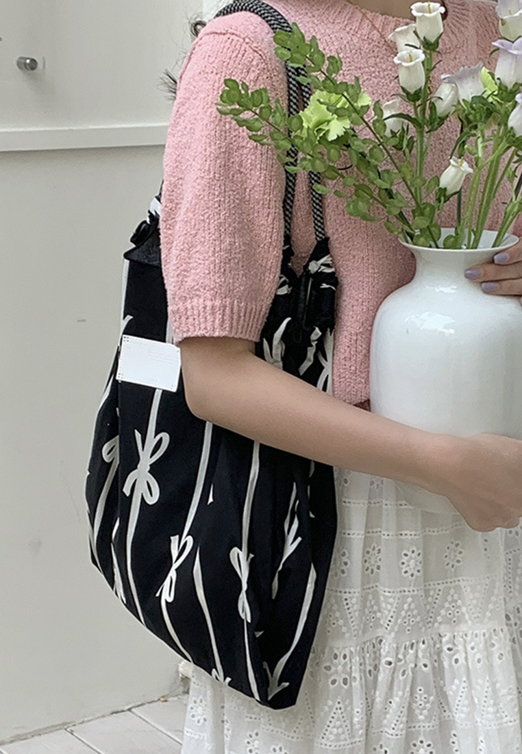 New floral casual versatile shoulder bag CA25061737W