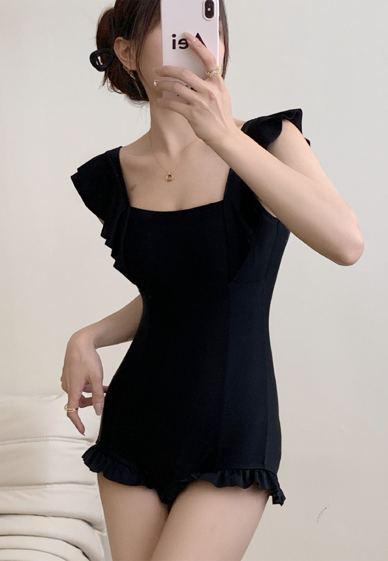 Korean new one-piece resort hot spring swimsuit CA25052337BK