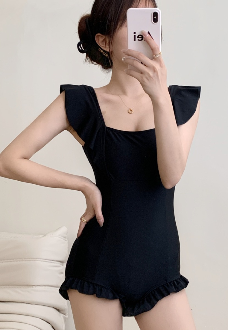 Korean new one-piece resort hot spring swimsuit CA25052337BK