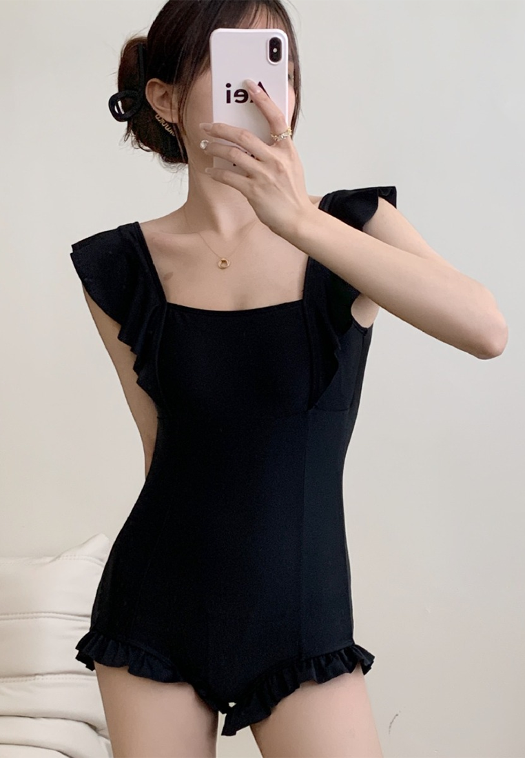 Korean new one-piece resort hot spring swimsuit CA25052337BK