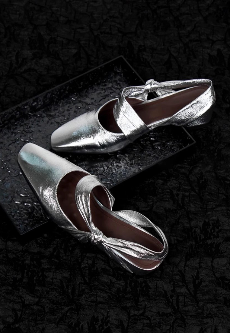 New genuine leather square toe strappy thick heel sandals CA225042237GD