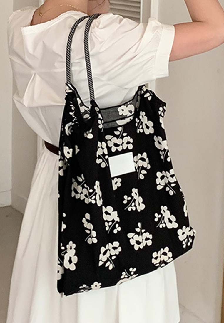 New floral casual versatile shoulder bag CA25061737W