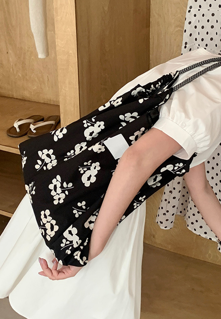 New floral casual versatile shoulder bag CA25061737W