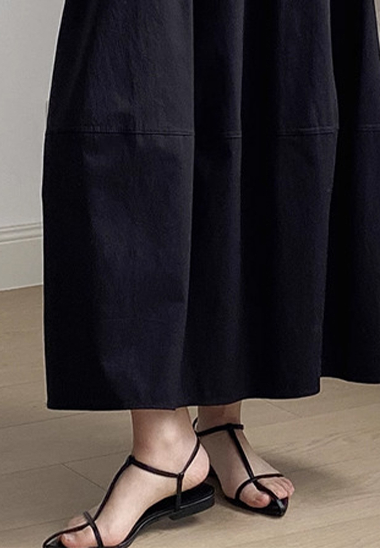 Summer Korean style all-match elastic high waist A-line puffy skirt CA25042937W