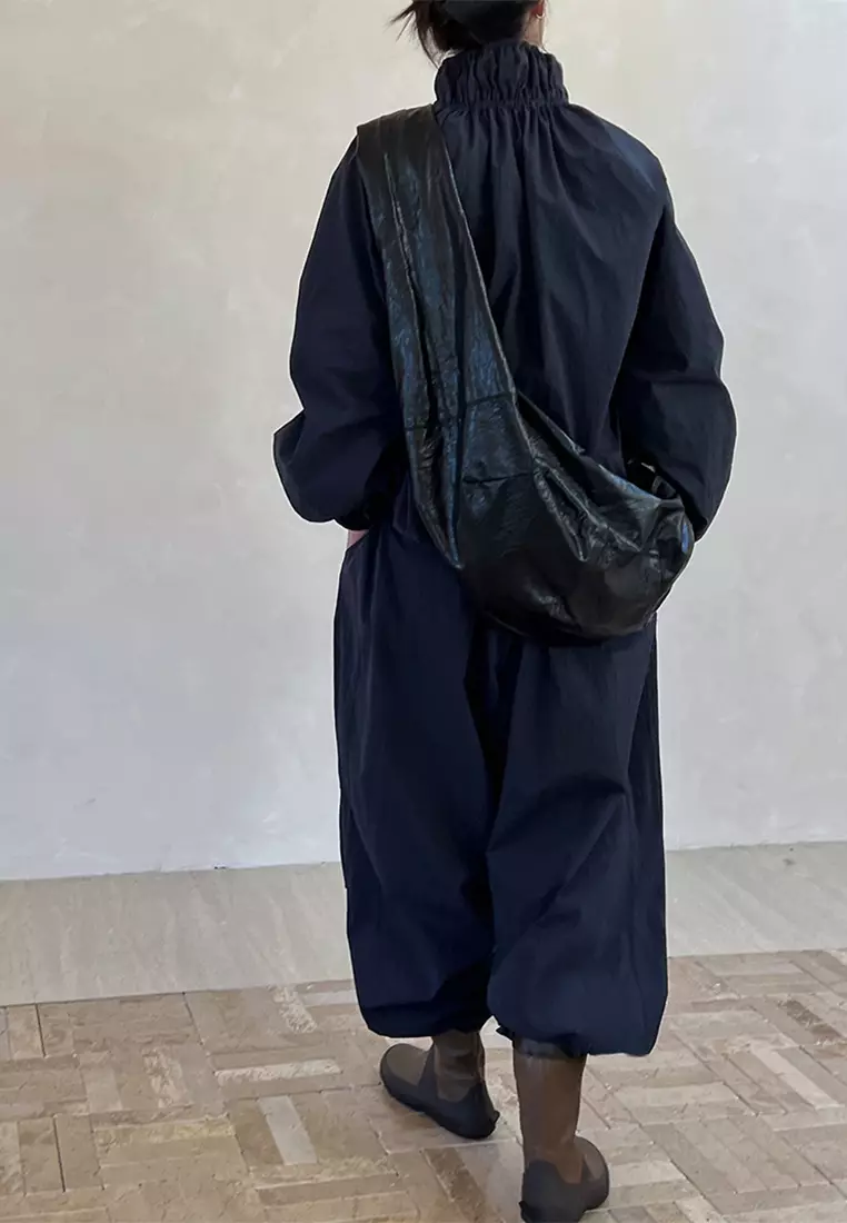 Fashionable outdoor casual jacket long pants set CA24092350BK