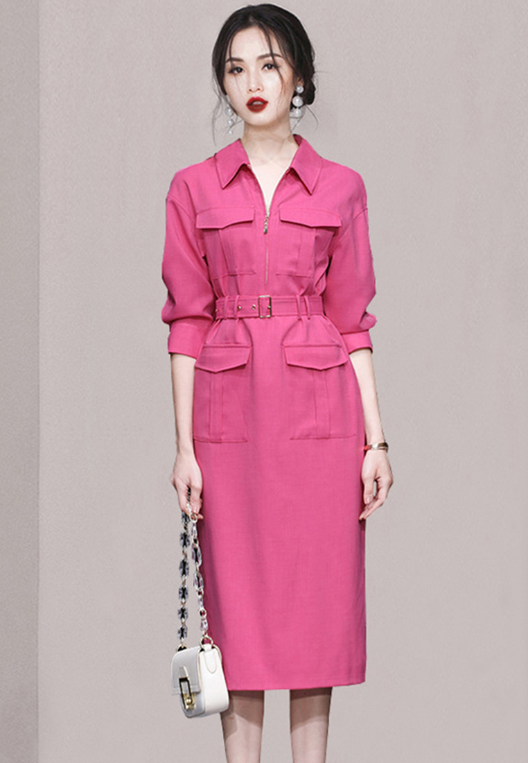 Summer Style Retro Work Dress CA080738