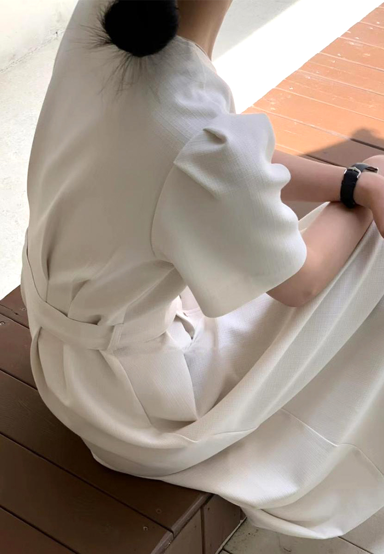 2024 Elegant V-neck waist up dress CA24041038BE